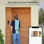 Tuya WiFi WirelessVisual Doorbell Camera Outdoor Waterproof Smart Life APP Notification Motion Detection Night Vision - Imagine 2