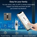 ABIR WD8 Robot Window Vacuum Cleaner,Dual Water Spray,Laser Sensor,Smart Home Glass Wall Wet Dry Cleaning ,APP&Remote Control - Imagine 4