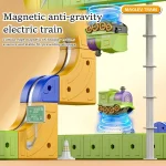 Creative Large Particles Diy Electric Magnetic Track Train Set Building Blocks Educational Toys Gift For Children Kids - Imagine 3