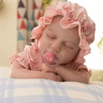 JOYORA 50cm 3D Skin Visible Veins Handmade Doll Lifelike Resembling A Newborn Baby Doll A Realistic Toy Gift For Young Children - Imagine 4