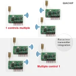 QIACHIP 868Mhz 4CH RF Receiving and Transmitting Integrated Wireless Remote Control Switch For Arduino Uno Module Smart Home DIY - Imagine 2