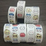 500pcs Chikawas Roll Stickers ハチワレ うさぎ ちいかわ Cute Decoration Cute Handbook Seal Stickers Kawaii Diy Water Cup Desktop Stickers - Imagine 6