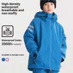 New Versatile Single And Double Board Ski Suits, Children'S Ski Suits And Pants, Outdoor Warm Snow Jackets For Men And Women