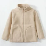 Autumn Winter Children Girls Clothes Baby Coat Solid Color Kids Clothes Thickened Family Matching Parents and Kids Costume - Imagine 6