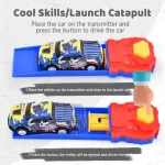 New Children Stunt Car Model Alloy Body Pull Ejection Jumping Mini Cars Simulation Diecast Vehicle Collectible Toy For Kids Gift - Imagine 4