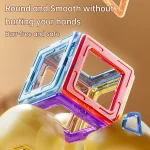 DIY Magnetic Building Blocks Mini Size and Big Size Magnets Toys for Kids Designer Construction Set Gifts for Children Toys - Imagine 3