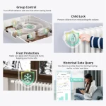 SONOFF Zigbee Thermostatic Radiator Valve TRV-ZB Home Temperature Smart Remote Control Work With Alexa Google ZHA MQTT Ewelink - Imagine 2