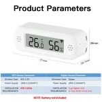Tuya Zigbee WiFi Mini Temperature Humidity For Smart Home Thermometer Hygrometer APP Remote Work with Google Home Yandex Alexa - Imagine 6