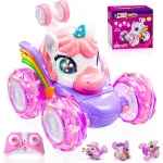 Unicorn RC Car Remote Control Unicorn Electric Toys Cartoon Cute Toys Creative Fun Light-emitting Doll Girl Gifts