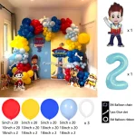 PAW Patrol Arch Garland Balloon Birthday Party Balloon Set Aluminum Foil Balloons for Kids Baby Shower Supply Gifts - Imagine 2