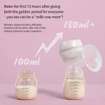 Electric Breast Pump Intelligent Integrated High Suction Breast Pump Breast Milk Postpartum Fortable Painless and Silent Breast - Imagine 3