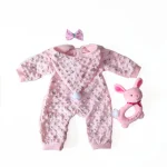 YingHuanMei Reborn Baby Dolls Clothes 22inch Outfit Set fit 20-22Inch Reborn Doll Newborn Girl - Imagine 4