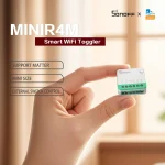 SONOFF MINIR4M Matter MINIR4 Wifi Smart Switch Mini Home Automation Module Local Connection For Alexa Google Home SmartThings