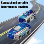 Collision Transforming Dinosaur Car Toy Magnetic Dinosaur Transformer Car Transform into Dinosaurs Fun Transforming Cars - Imagine 6