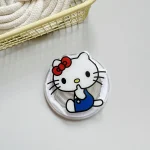 Sanrio Hello Kitty Magnetic Mobile Phone Holder Stable Cute Kawaii Angel Little Bear Big Face Dancer Cooker Birthday Girl Gifts - Imagine 5