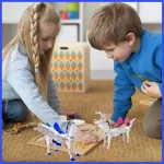 Transform unicorn car toys, children transform action characters, robot car sets, children's collision deformation cars - Imagine 2