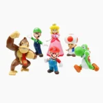 Super Mario Bros PVC Action Figure Toys Dolls Model Set Luigi Yoshi Donkey Kong Mushroom for kids birthday Christmas Toy gifts - Imagine 4