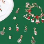 Christmas Bracelet Kit Advent Calendar Blind Box Girls 24 Days Christmas Countdown Calendar Bracelets Set Christmas Jewelry Gift - Imagine 4