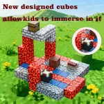 GIROMAG 200PCS Magnetic Blocks Set Comes With A Small Toy ,Educational STEM Toys for Children Ages 3-12 Creative Building Play - Imagine 4