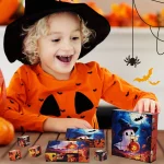 Magnetic Building Blocks, Halloween Themed Magnetic Block Puzzle, Magnetic Assembly Toys, Christmas and Halloween Gifts For Kids - Imagine 3