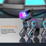 Rc Robot Children's Remote Control Mechanical Dog With Led light Toy Electric Set Toys for Boys Kids Gift - Imagine 2