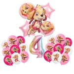 Paw Patrol Pink Birthday Skye Theme Party Decorations Tableware Set Paper Plates Cups Napkins For Kid Party Supplies Toy Gifts - Imagine 2