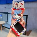Sanrio Hello Kitty Keychain Accessories Charm Backpack Pendant Car Key Ring Anime Figures Keyring Doll Girl Toy Birthday Gifts - Imagine 5