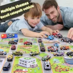 New Children Stunt Car Model Alloy Body Pull Ejection Jumping Mini Cars Simulation Diecast Vehicle Collectible Toy For Kids Gift - Imagine 5