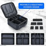New Makeup Bag for Women Travel Waterproof Necessary Beauty Brush Embroidery Tool Storage Cosmetic Case Professional Makeup Box - Imagine 4