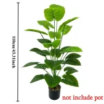 43.3Inch Giant Artificial Plants Tree Realistic Full Lush Greenery Indoor Outdoor All-Season Decor for Home Office Wedding Party - Imagine 6