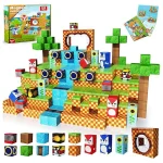 Magnetic Building Blocks Mine World Magnet Cube Set for Boy Girl Kid Age 3+ DIY Model Children Stem STEM Sensory Toy Gift - Imagine 2
