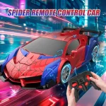 1:18 RC Transforming Car Robot Toy for Kids – 2.4GHz Remote Control Drift Racing Vehicle with LED Lights, Boys Rechargeable Gift - Imagine 2
