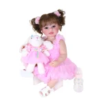 Happy Dance Reborn Toddler Doll – 22-Inch Lifelike Companion with Plush Bunny - Imagine 5