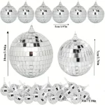 28/32 Pieces 5-10cm Set of Disco Mirror Balls for Valentine's Day Wedding Single Birthday Carnival Party Bar KTV Home Decoration - Imagine 4