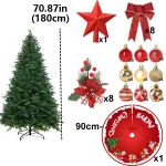 Large Christmas Trees Decoration Set 90/120/150180cm DIY Red Christmas Tree Ornament Home Decor New Year Christmas Tree Dropship - Imagine 2
