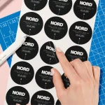 500PCS Custom Stickers Customized Logo Labels Wedding Birthday Baptism Packaging Print Your Own Sticker Personalized Stickers - Imagine 5