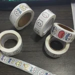 500pcs Chikawas Roll Stickers ハチワレ うさぎ ちいかわ Cute Decoration Cute Handbook Seal Stickers Kawaii Diy Water Cup Desktop Stickers - Imagine 2
