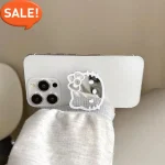 Hello Kitty Cute Phone Airbag Holder Mirror Colored New Retractable Phone Stander Stretchable Desktop Holder Back Sticker Gifts