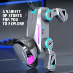 Rc Robot Children's Remote Control Mechanical Dog With Led light Toy Electric Set Toys for Boys Kids Gift - Imagine 5