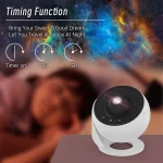 Night Light Galaxy Projector Starry Sky Projector 360° Rotate Planetarium Lamp For Kids Bedroom Valentines Day Gift Wedding Deco - Imagine 3