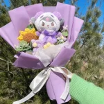 Kawaii Hello Kitty Cat Dolls With Artificial Flowers Creative Bouquet Christmas Valentine Birthday Graduation Gifts - Imagine 6