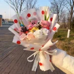 Anime Figures Star Kirby Plush Doll Stuffed Toys Creative Handmade Bouquets Valentine Graduation Birthday Gifts For Girls - Imagine 4