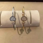 Hot sales Luxury Jewelry Happy heart Shaped Fashion Women's Bracelets 5A Grade Zircon High-quality Fascinating Valentines Gift - Imagine 5