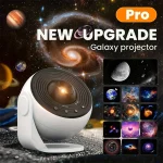 Pro Night Light Galaxy Projector Starry Sky Projector 360° Rotate Planetarium Lamp For Kids Bedroom Valentines Day Wedding Deco