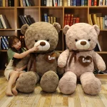Nice New Hot High Quality 2 Colors Teddy Bear With Love Stuffed Animals Plush Toys Doll Pillow Kids Lovers Birthday Baby Gift - Imagine 4