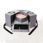 Christmas Gifts Romantic Gifts Magic Cube Rose Gift Box Qixi Valentine's Day Double Door Soap Flower Gift Box Simulated Flower - Imagine 3