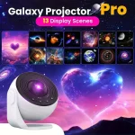 Pro Night Light Galaxy Projector Starry Sky Projector 360° Rotate Planetarium Lamp For Kids Bedroom Valentines Day Wedding Deco - Imagine 3