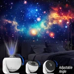 Galaxy Projector Pro Night Light Starry Sky Projector 360° Rotate Planetarium Lamp For Kids Bedroom Valentines Day GiftDecorate - Imagine 3