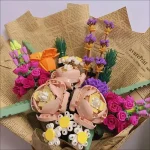 Flower Bouquet Architectural Decoration Set Romantic Rose Artificial Flower Adult Plant Series Suitable for Valentine's Day Gift - Imagine 2