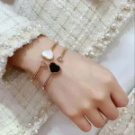 Hot sales Luxury Jewelry Happy heart Shaped Fashion Women's Bracelets 5A Grade Zircon High-quality Fascinating Valentines Gift - Imagine 6